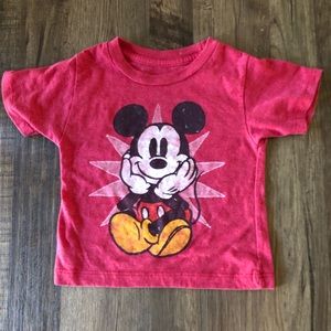 Disney Mickey Mouse Graphic Tee Shirt Size 18m